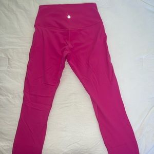 Lululemon Hot Pink Align Leggings 25” | NEW | WORN ONCE